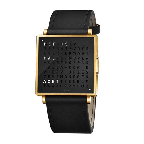 qlocktwo watch dupe|Biegert & Funk Qlocktwo Watch .